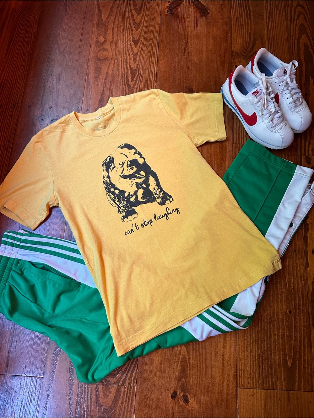 Mustard Yellow English Bulldog Graphic Tee